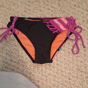 Fox Kids Bikini Bottom - Black, Orange, and Purple